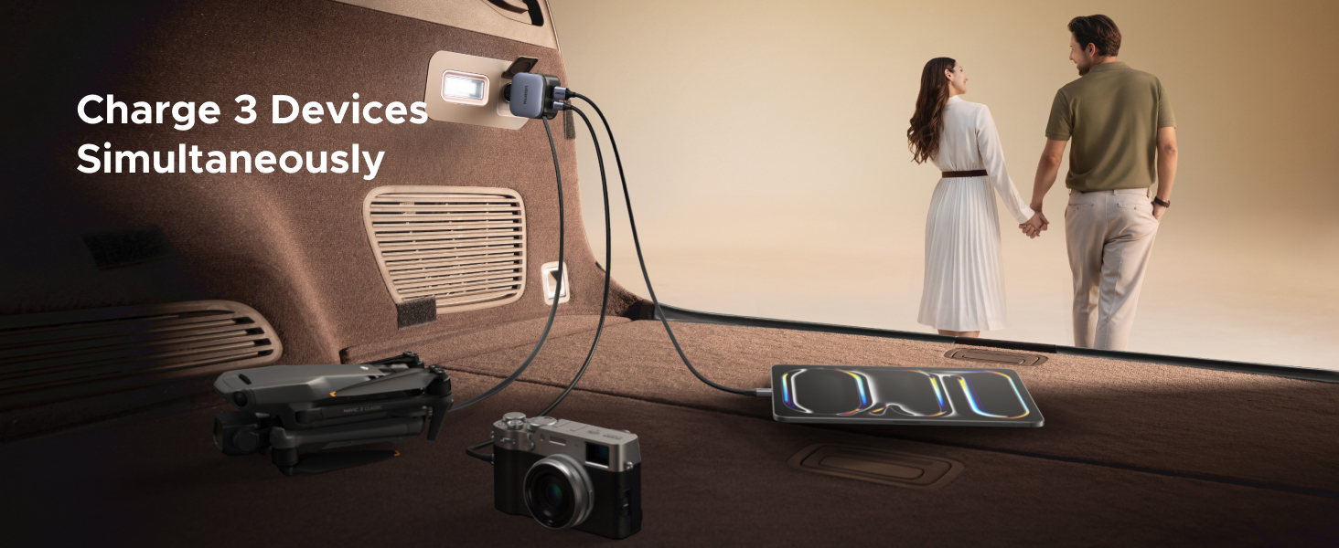 Charge 3 Devices Simultaneously