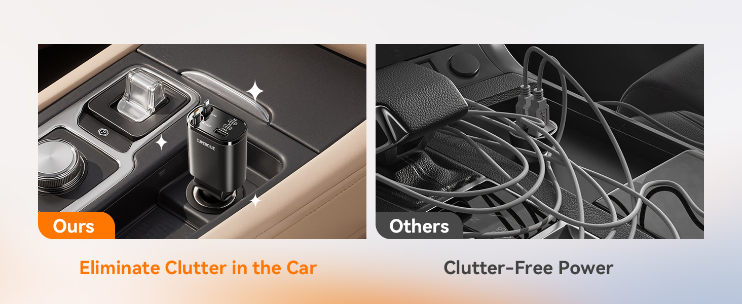 retractable phone charger for car