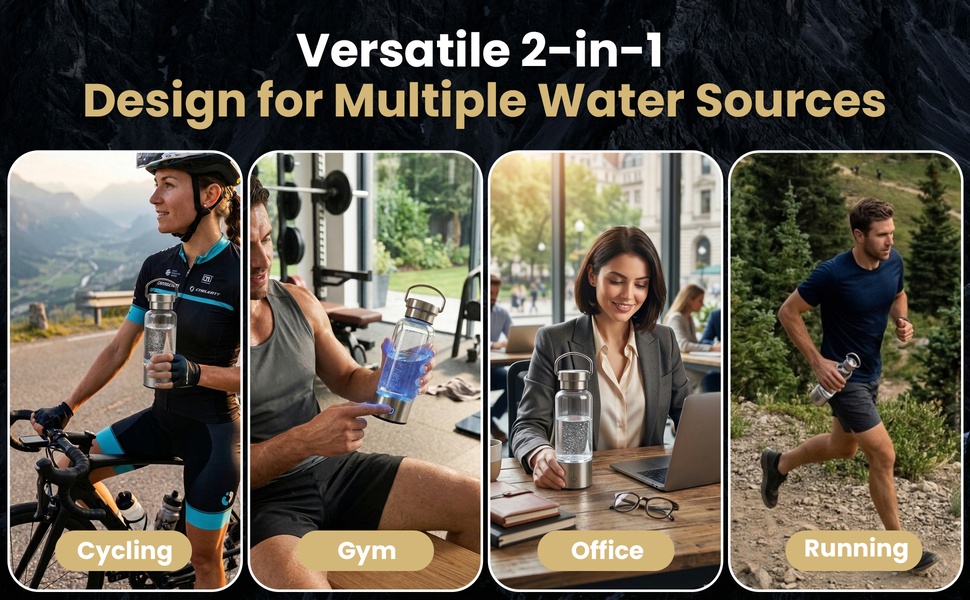 Versitile 2-in-1, Cycling, Gym, Office, Running