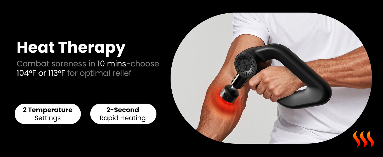 Massage Gun with Infrared Light