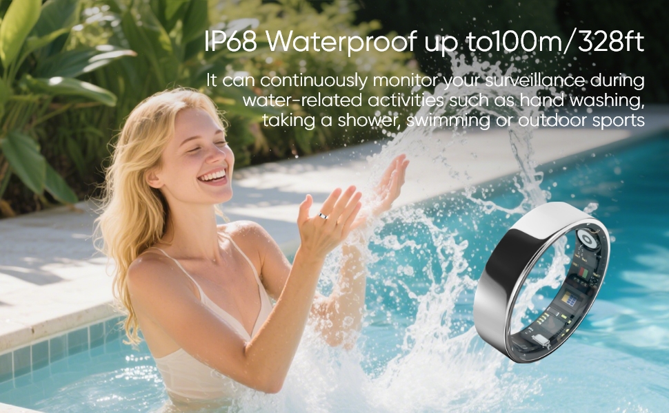 IP68 Waterproof up to 100m/328ft
