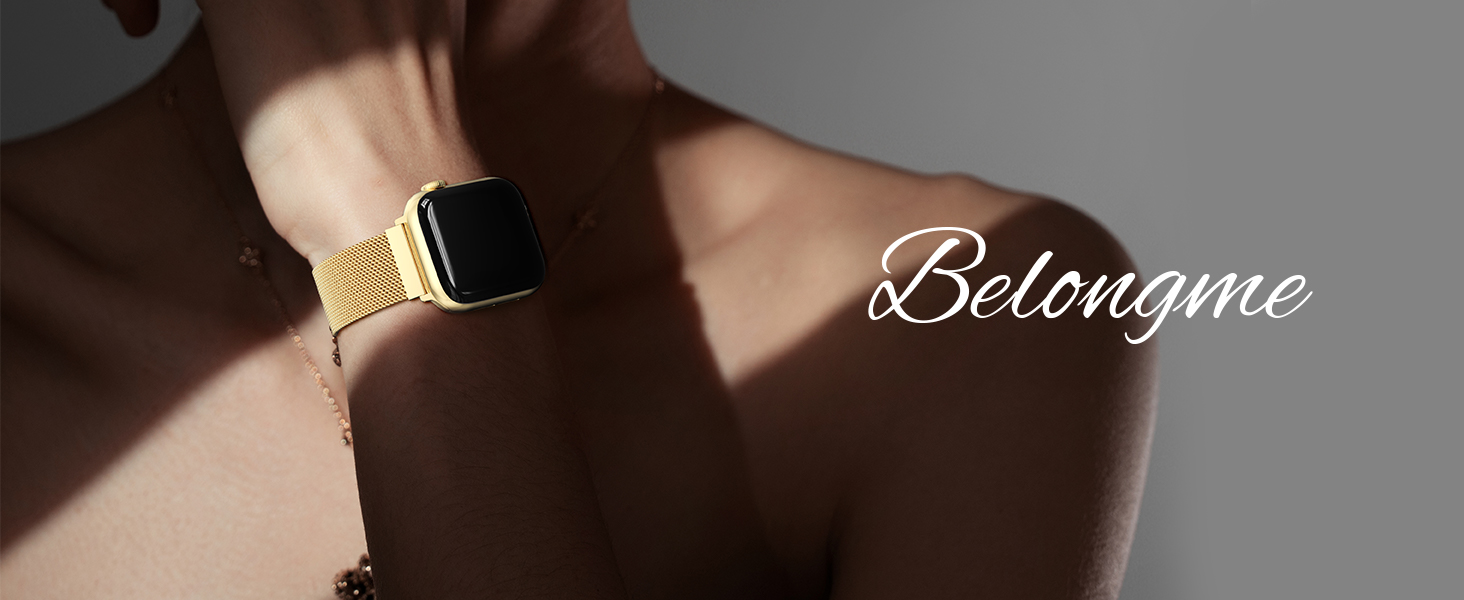 gold apple watch bands for women