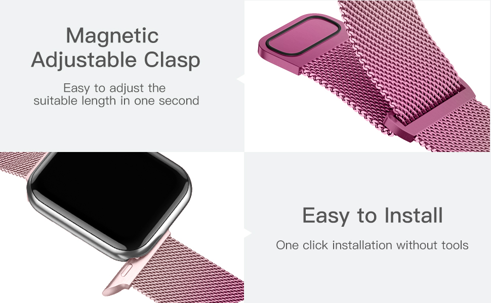 metal apple watch band