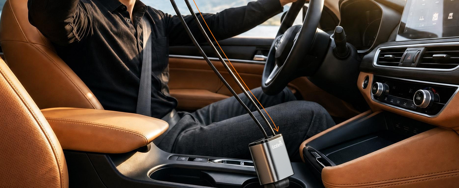 retractable car charging station
