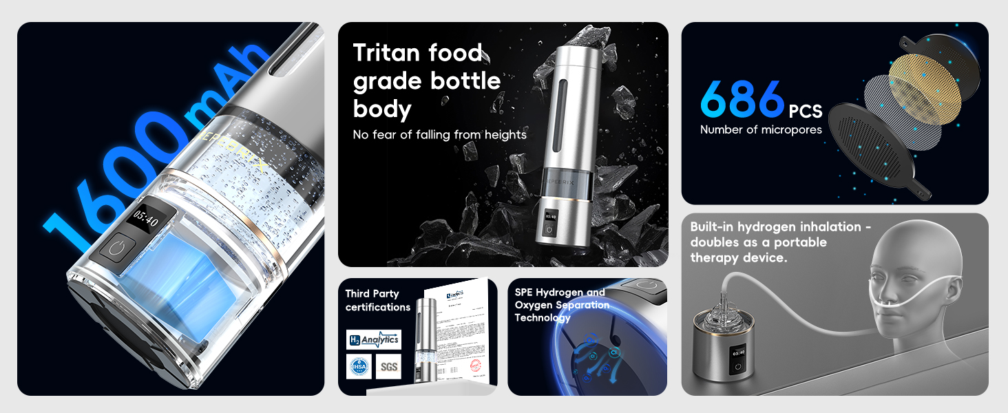 hydrogen water bottle