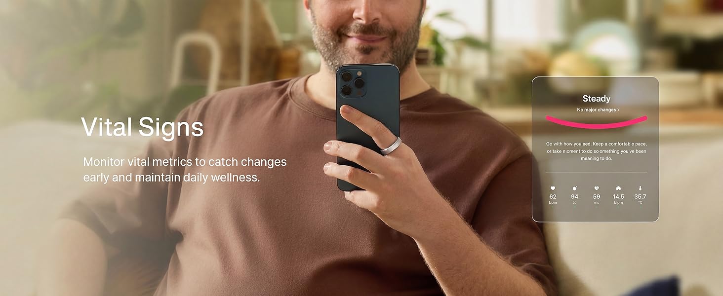 Smart Ring with Vital Signs