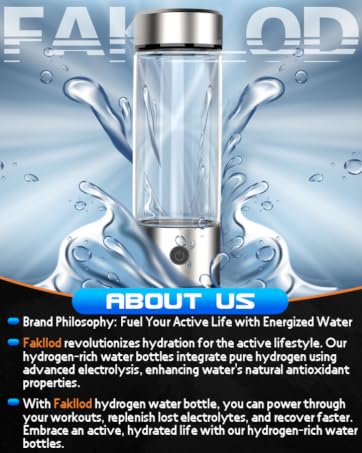 hydrogen water bottle genertor