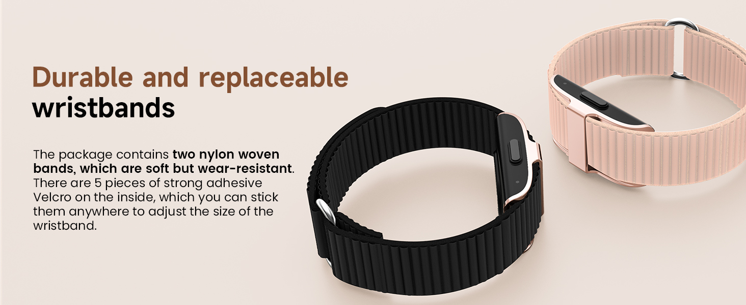 Durable and replaceable wristbands