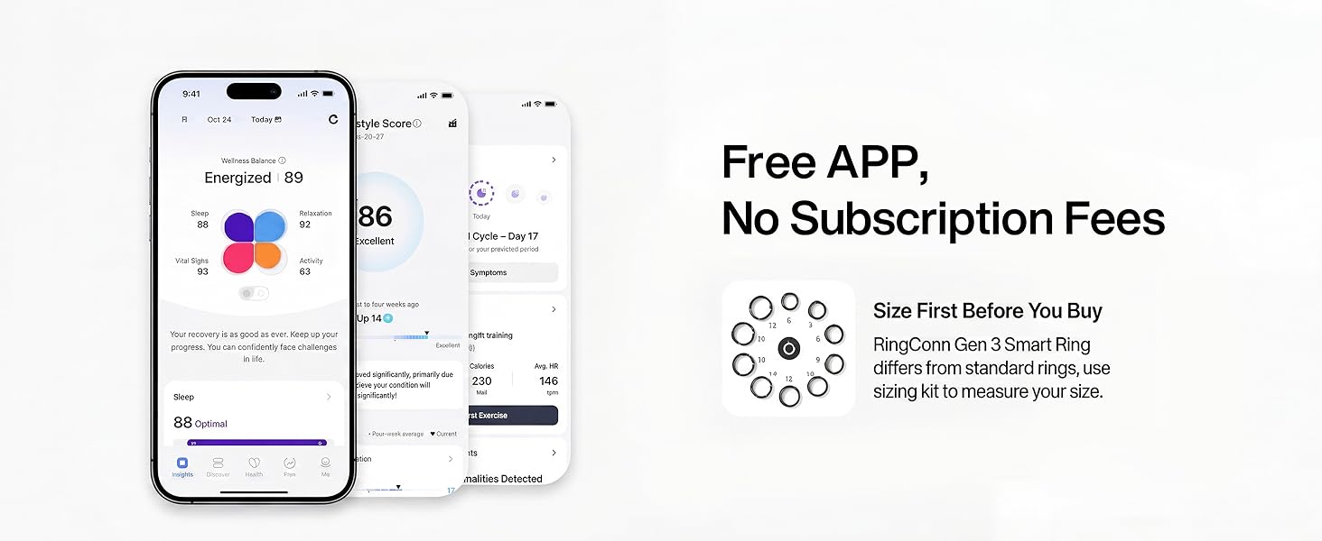 Smart Ring With No Subscription Fees