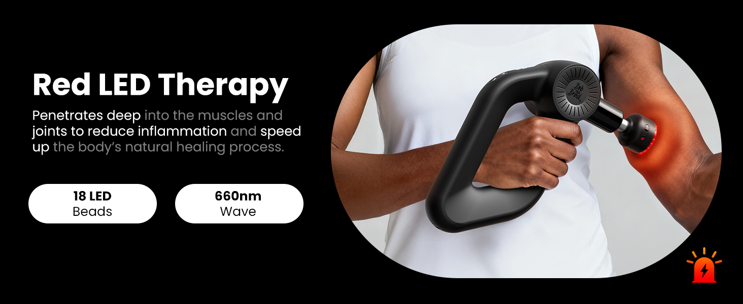 Massage Gun with Infrared Light