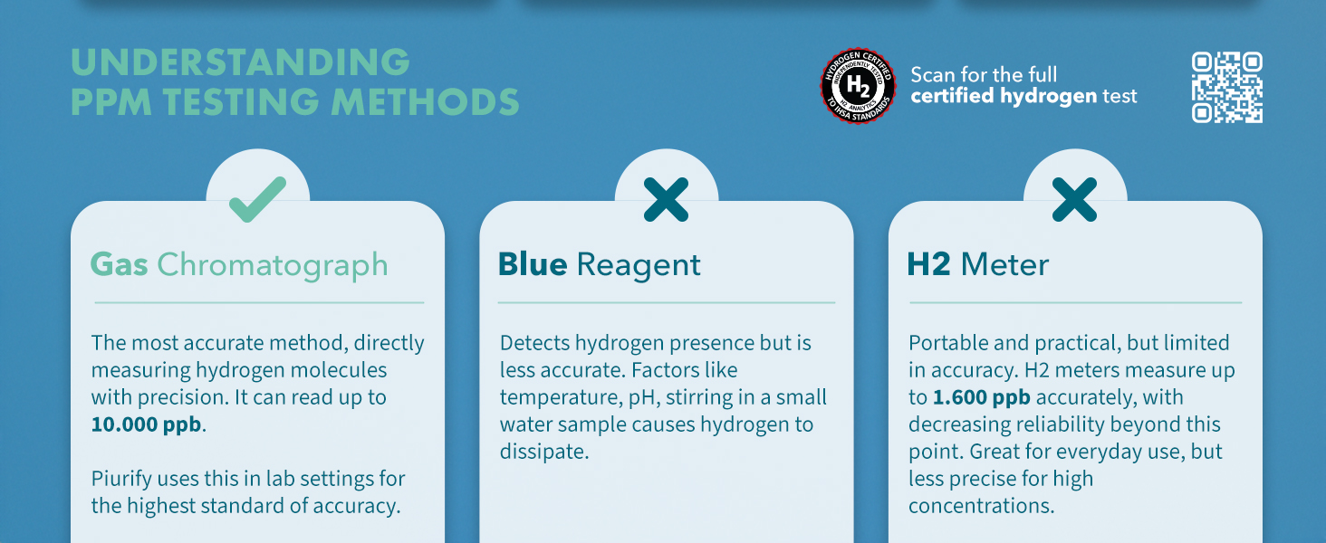 Understanding the hydrogen concentration testing methods