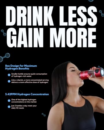 hydrogen water bottle generator machine hydrogent ppb ppm molecular agua hidrogenada para tomar