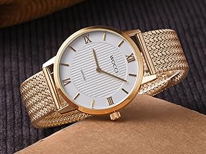 WOCCI Metal Watch Strap 316L Stainless Steel Band Deployant Clasp 18mm 20mm 22mm 24mm