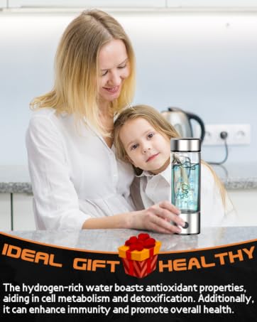 aqua hydrogen water bottle