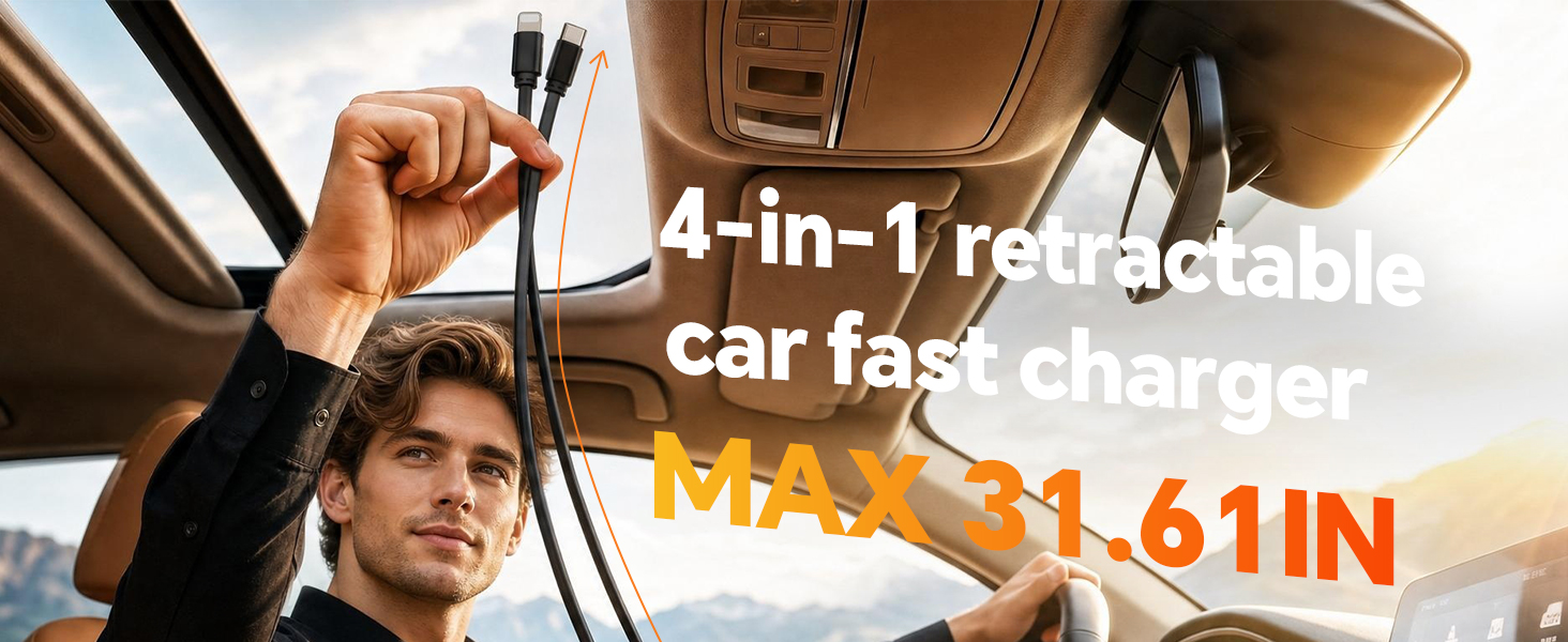 retractable car charger